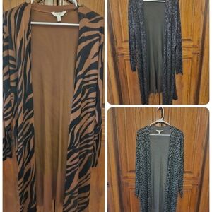 3 Womens Cargians Animal Print Bundle